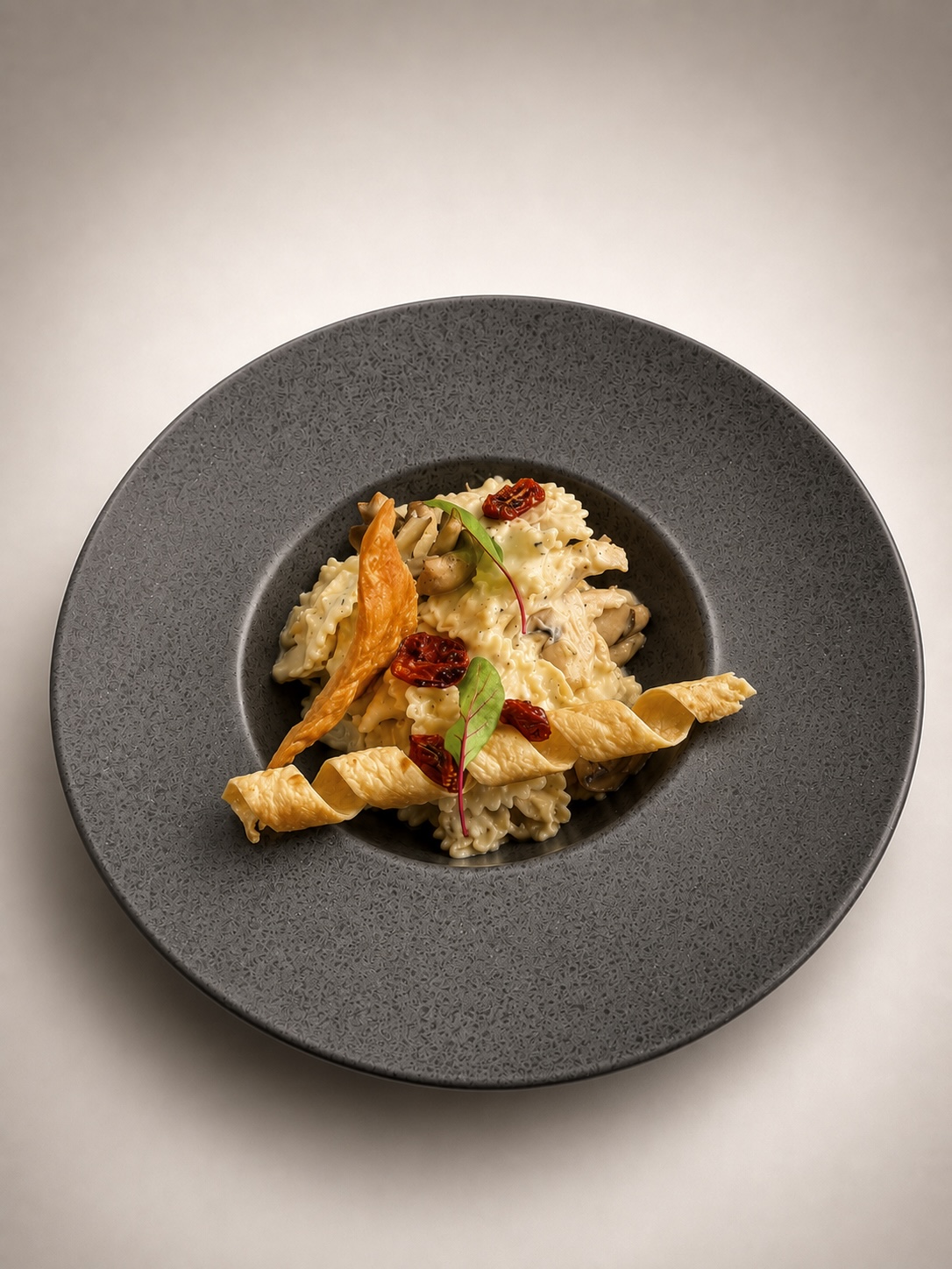 Alfredo Crémeuse — Chicken pasta with parmesan cream — Nuestros Menús Digitales | Dar Krepchy | Marrakech