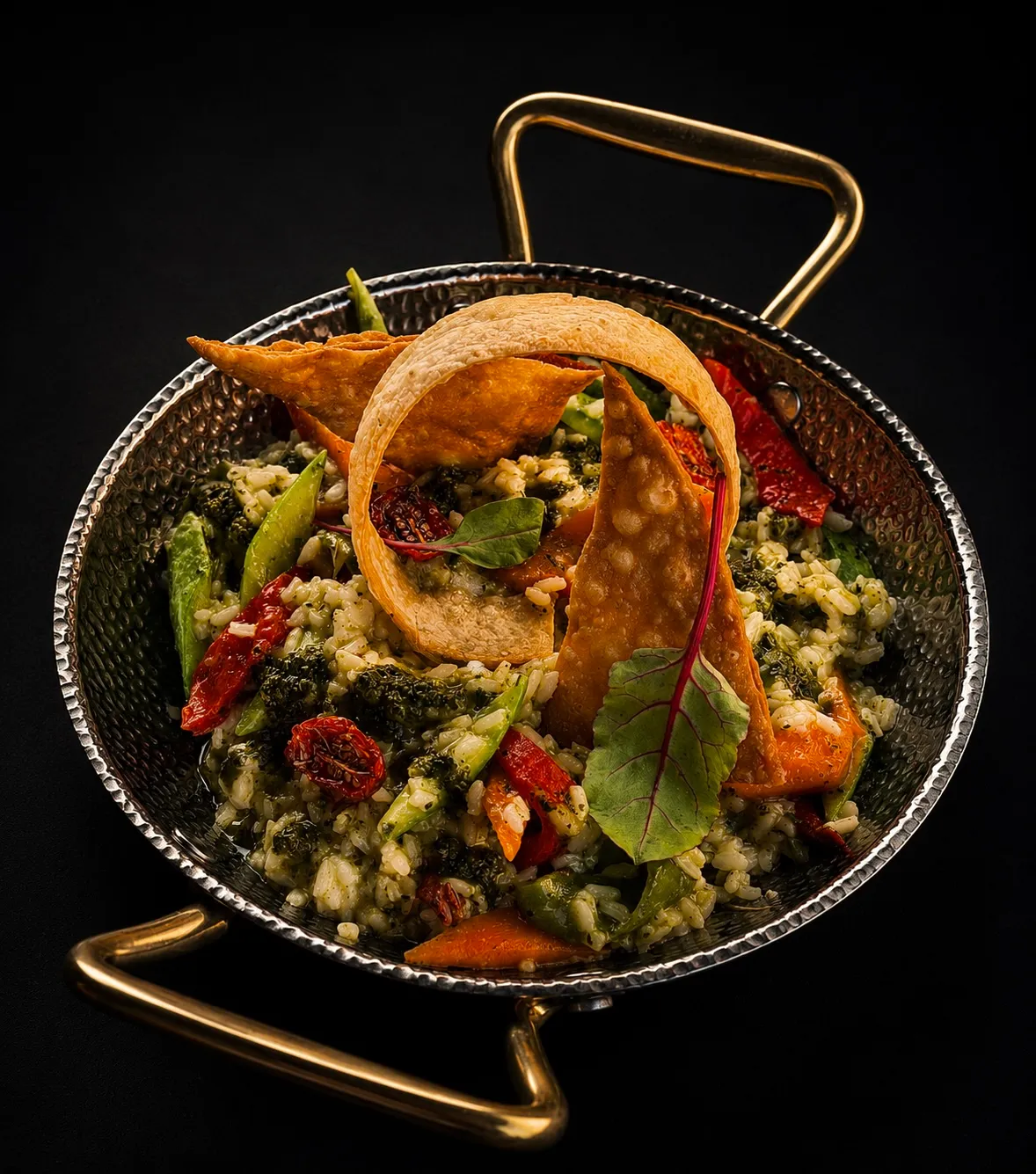 Risotto Verde Al Pesto — Dar Krepchy | Krepchy Gallery | Marrakech