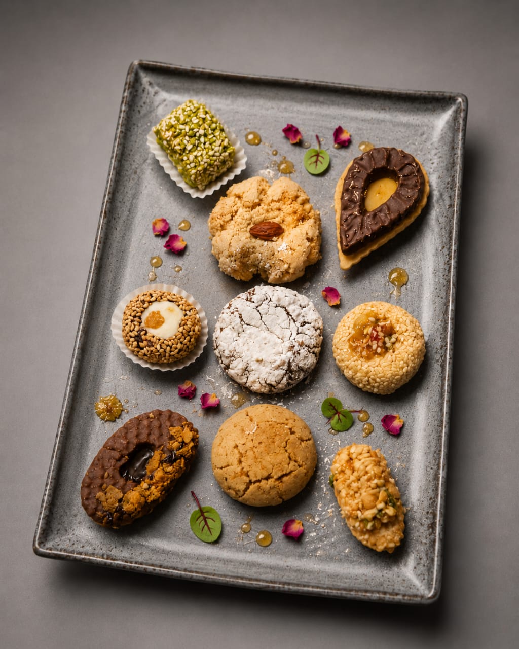 Trésors du Palais — Fine sweets with almonds, honey and oriental aromas — Nuestros Menús Digitales | Dar Krepchy | Marrakech